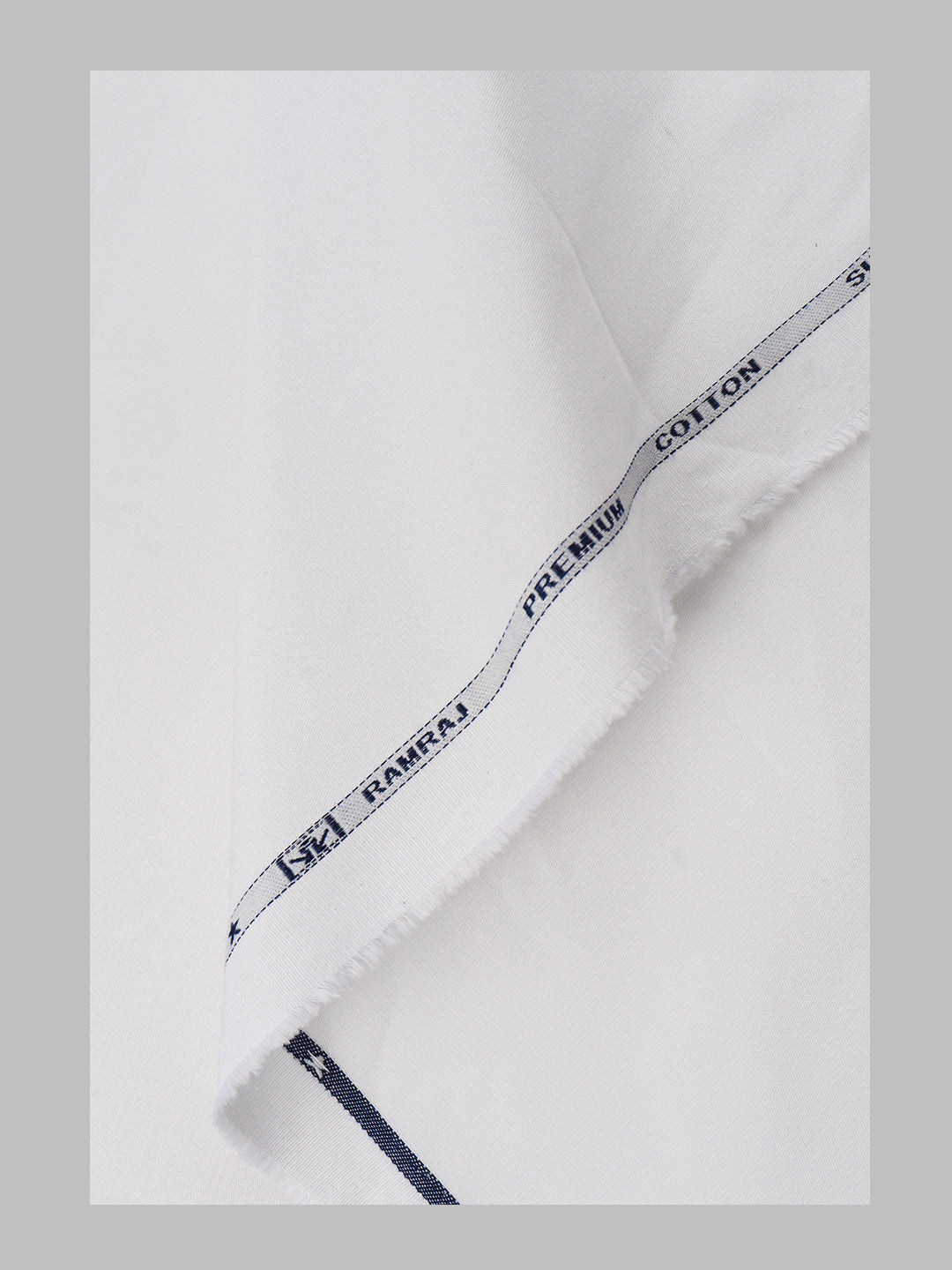 100%Cotton Pants Fabric White Royal Mankind