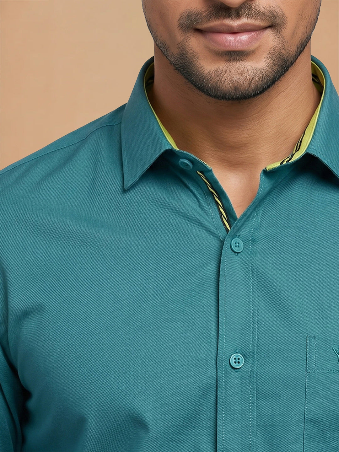 Pack of 2 | 100% Cotton Smart Fit Shirts - Blue & Maroon