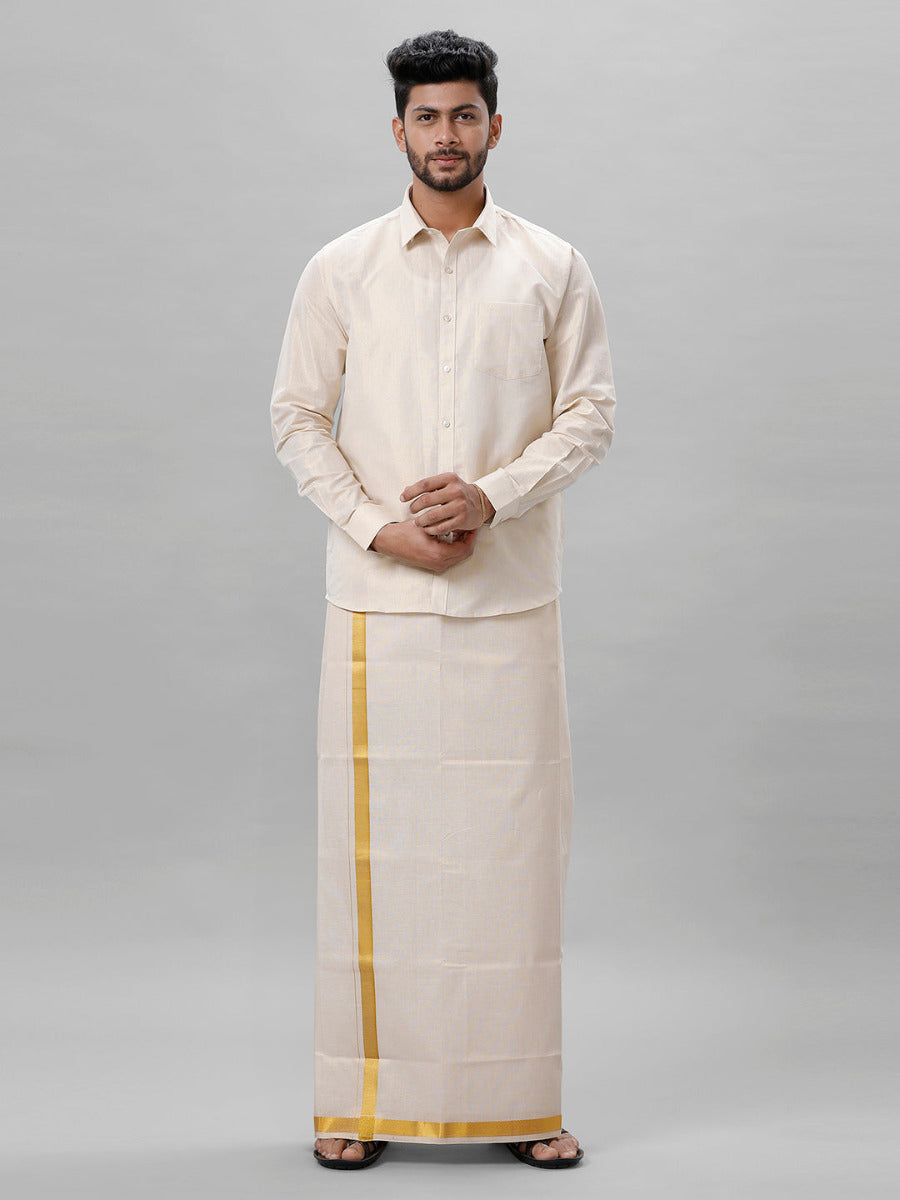 Buy Tissue Jari Dhoti & Shirt Sets Online