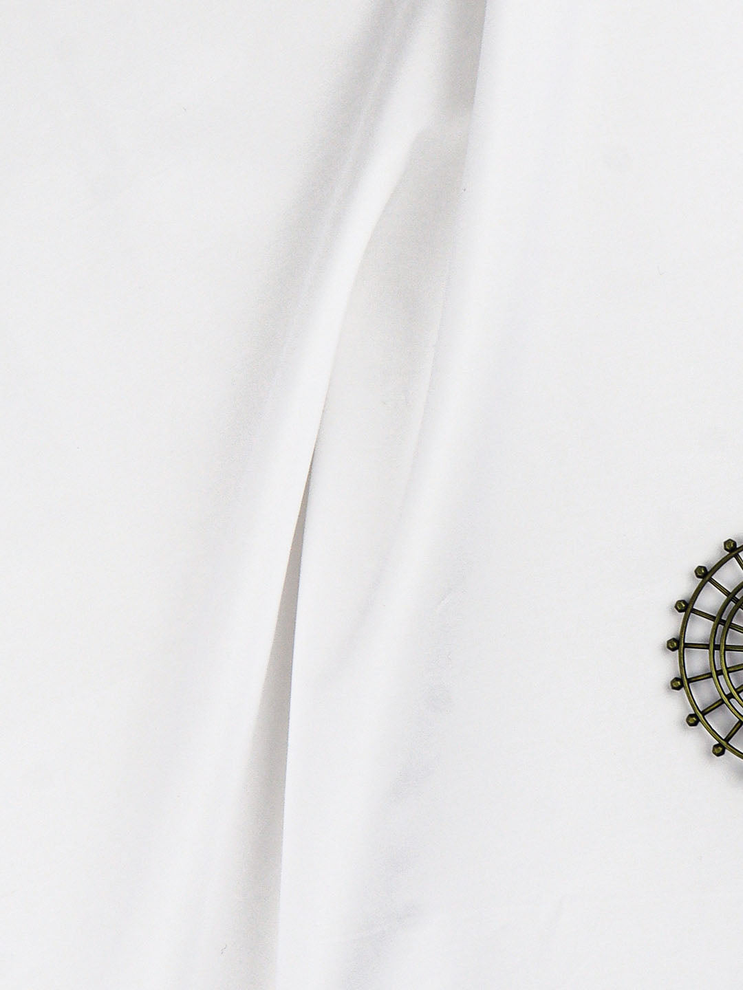 100%Luxury Cotton White Shirt Fabric 1002