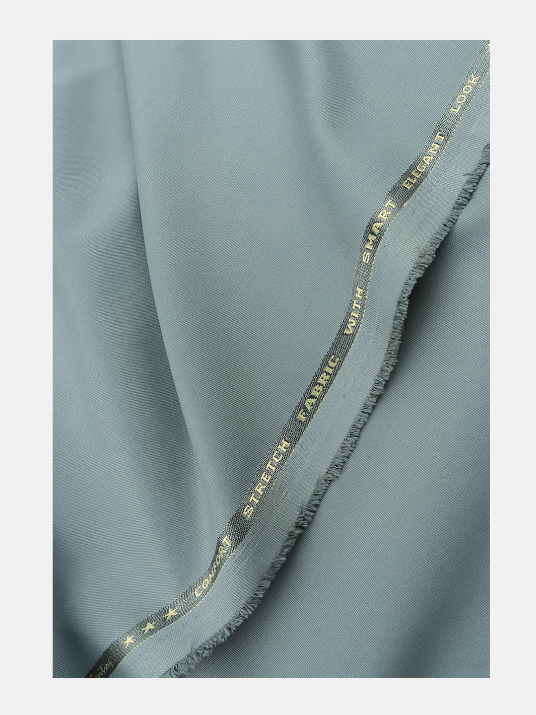 Cotton Blend Stretch Pants Fabric Grey Able Stretch