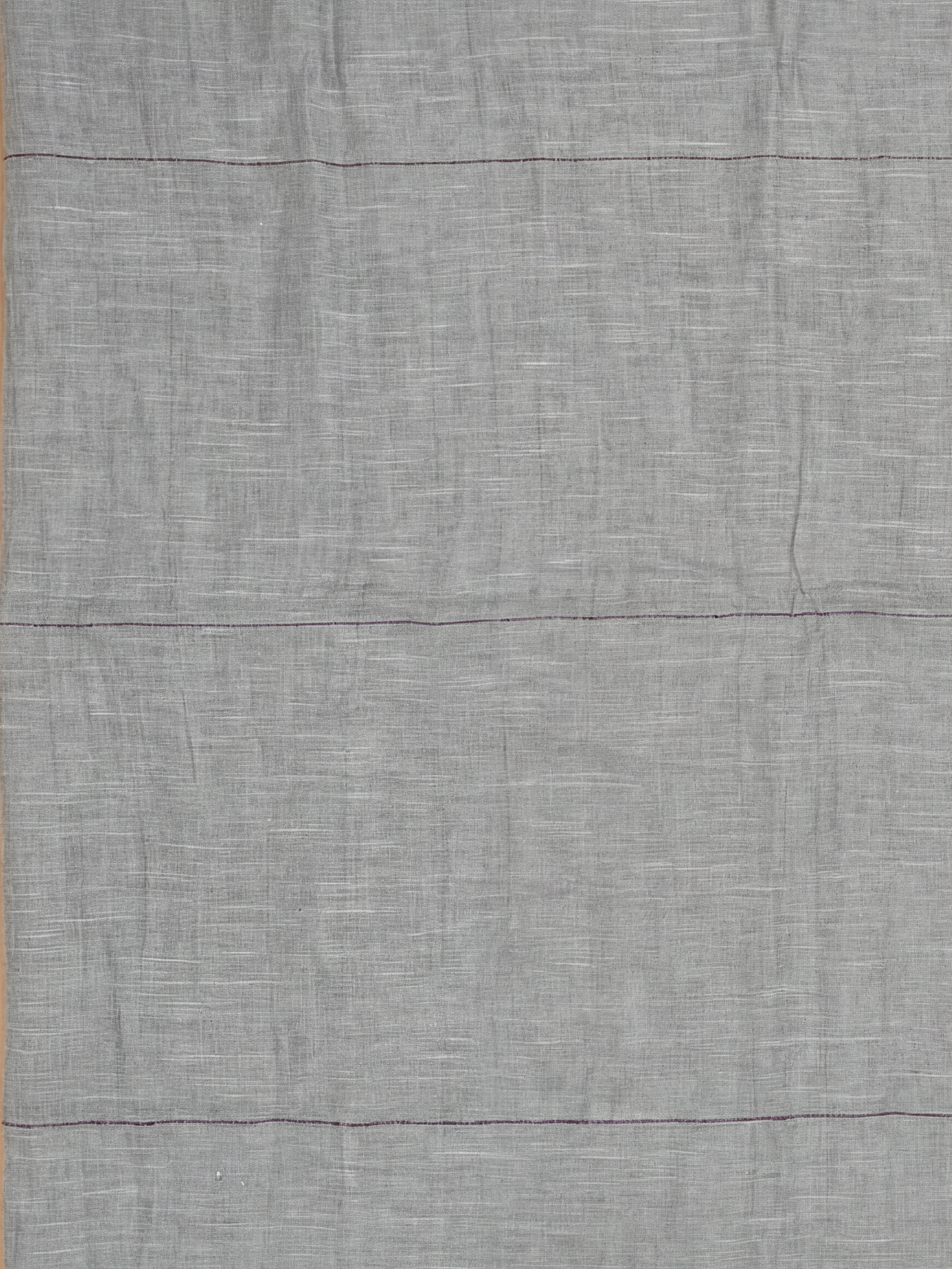 Women Semi Linen Grey Saree SL255