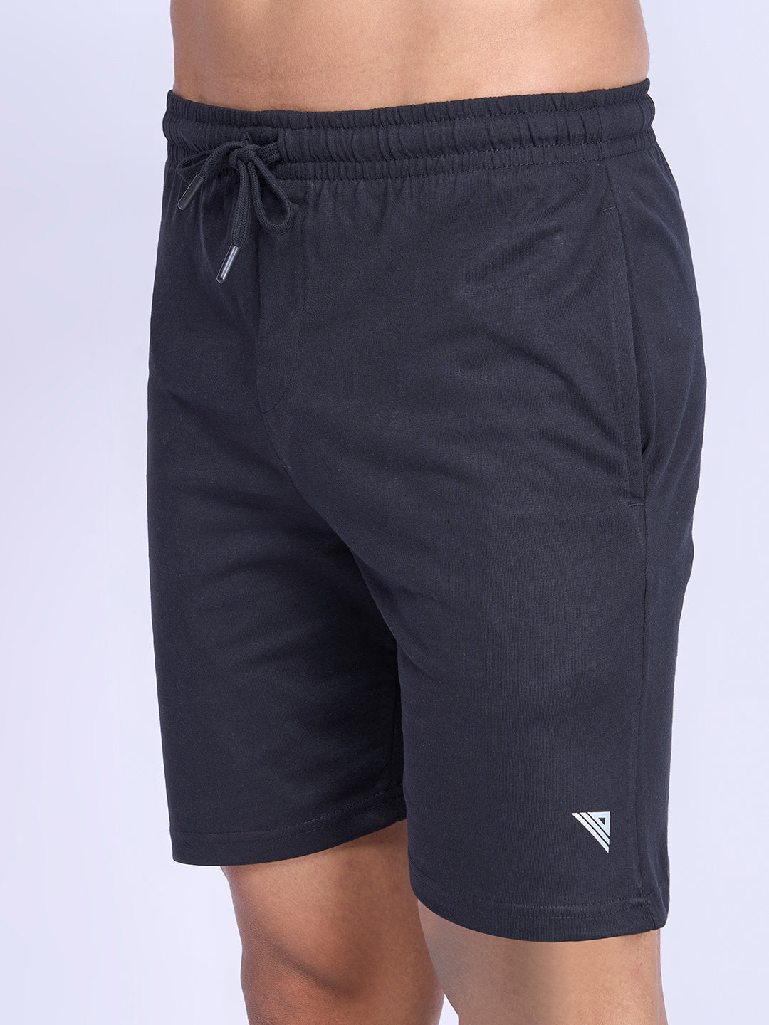 Men Combed Cotton Rich Expert Shorts Black ES1