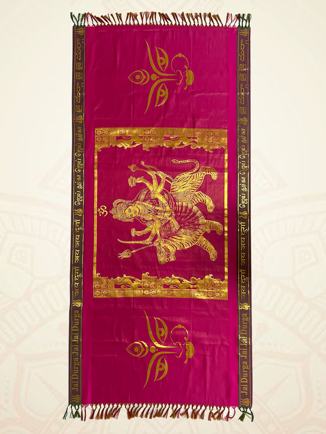 Art Silk Kanaga Durga Ponnadai Shawl Assorted Colour 518