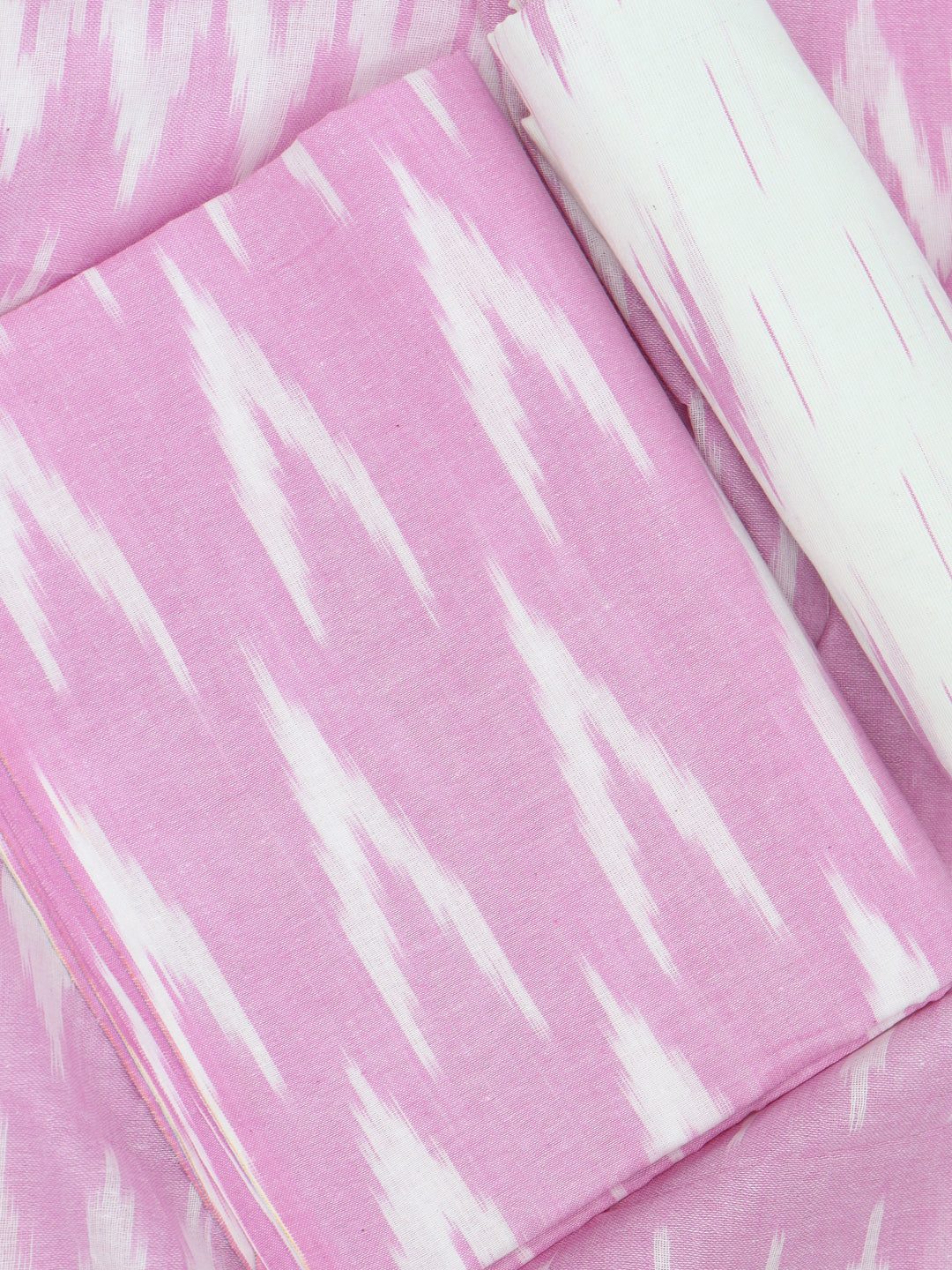 Women Pure Cotton Dress Material Light Pink DM321