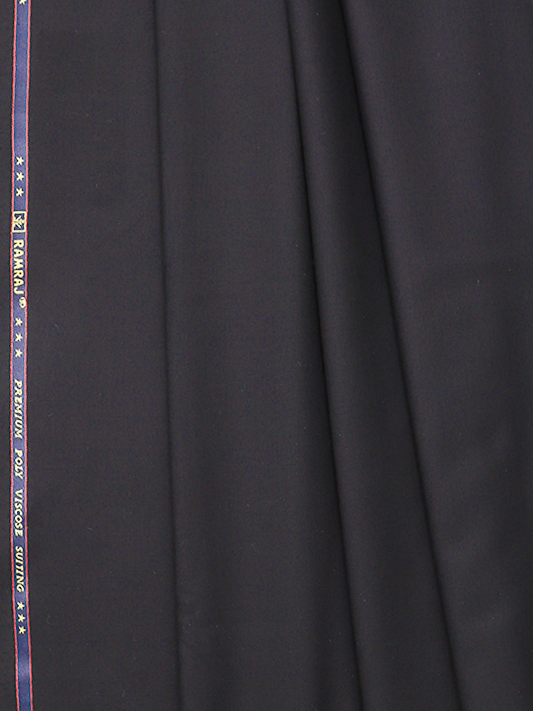 Premium Poly Viscose Plain Suiting Fabric Black Dream Craft