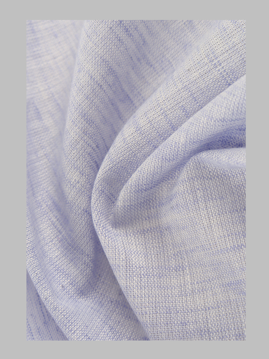 Men Cotton Blend Purple Self Design Shirt and Kurta Fabric Lampus