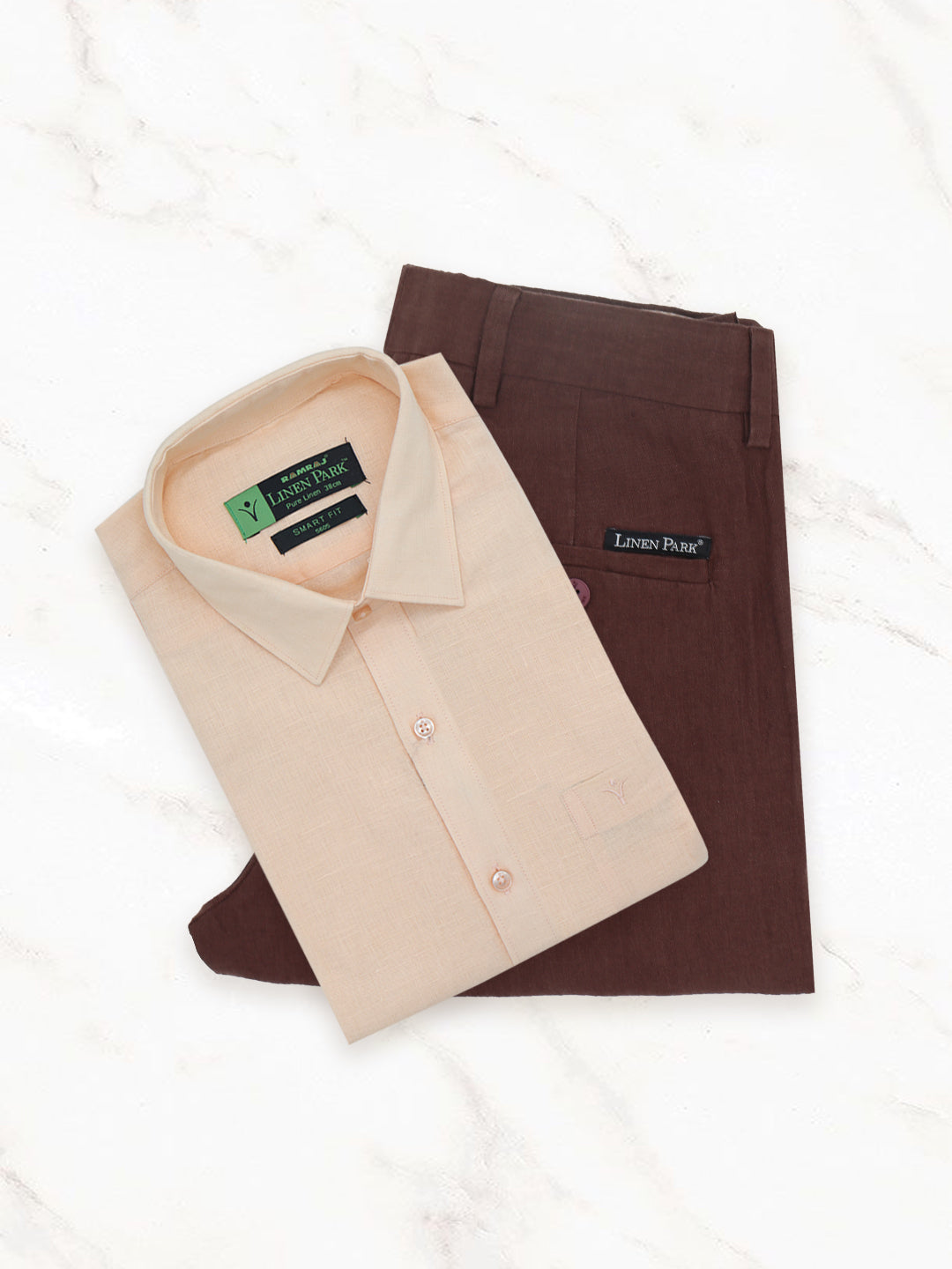 Mens Pure Linen Shirt and Pant Combo