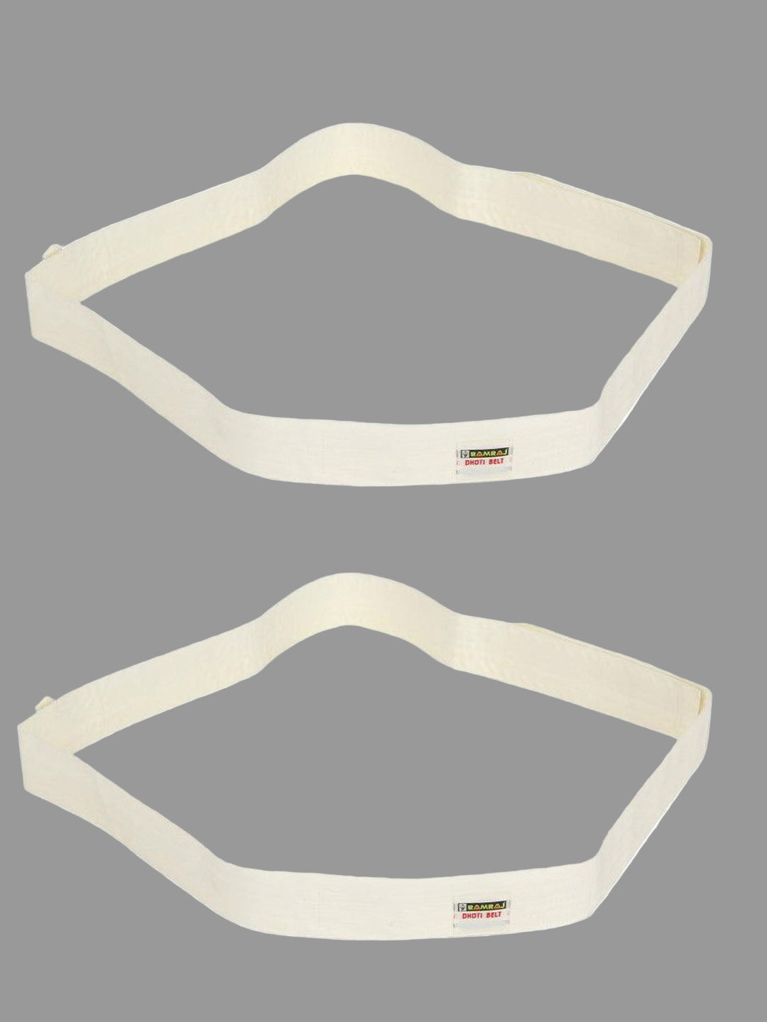 Dhoti Belts Cream Pack of 2