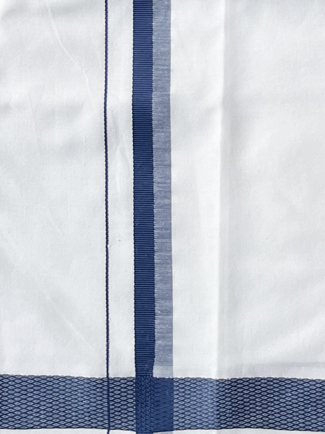 Born Baby Matching Shirt & Dhoti Set Oxford Blue C80