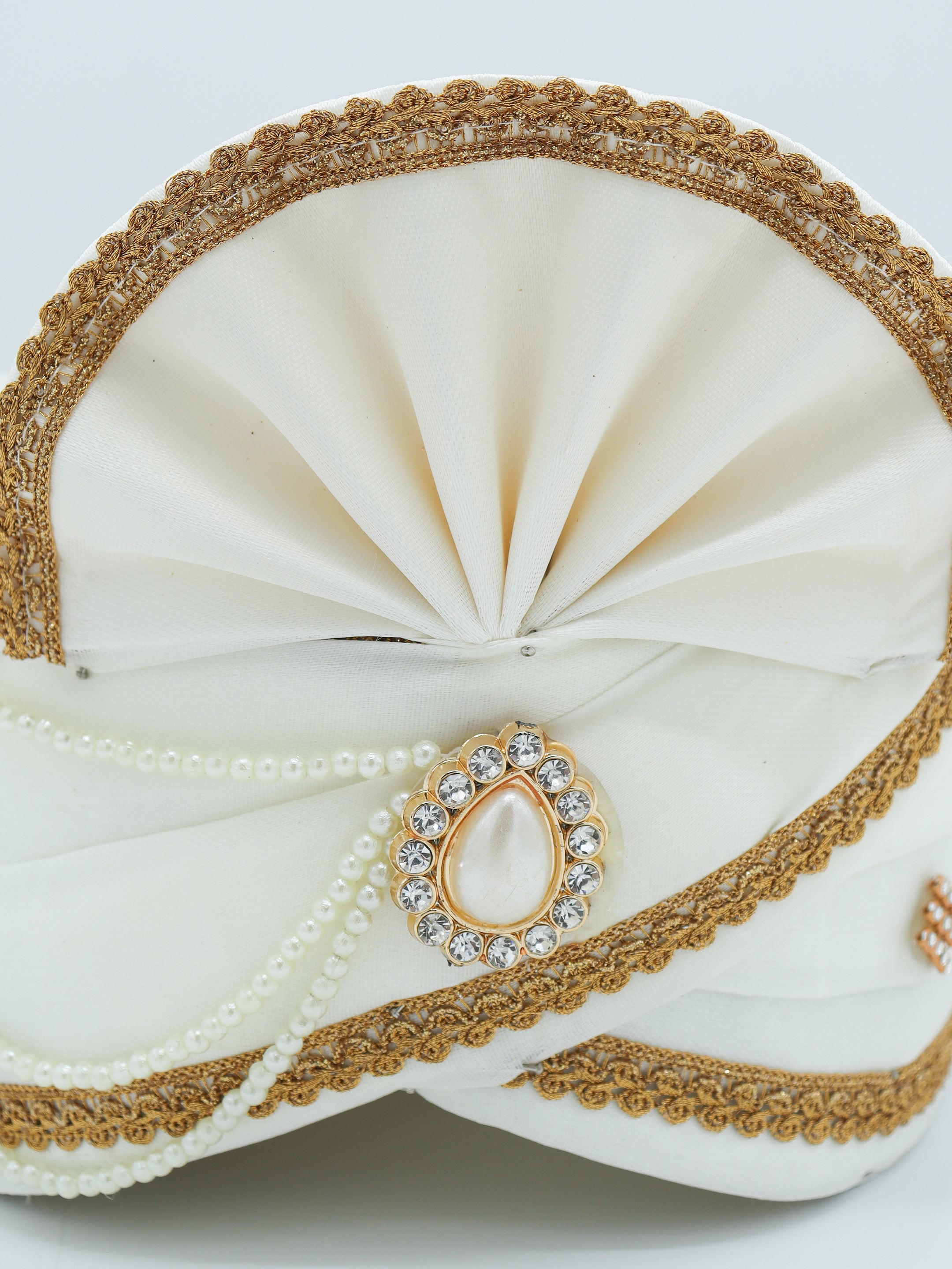 Traditional Silky Style Wedding Turban - 121