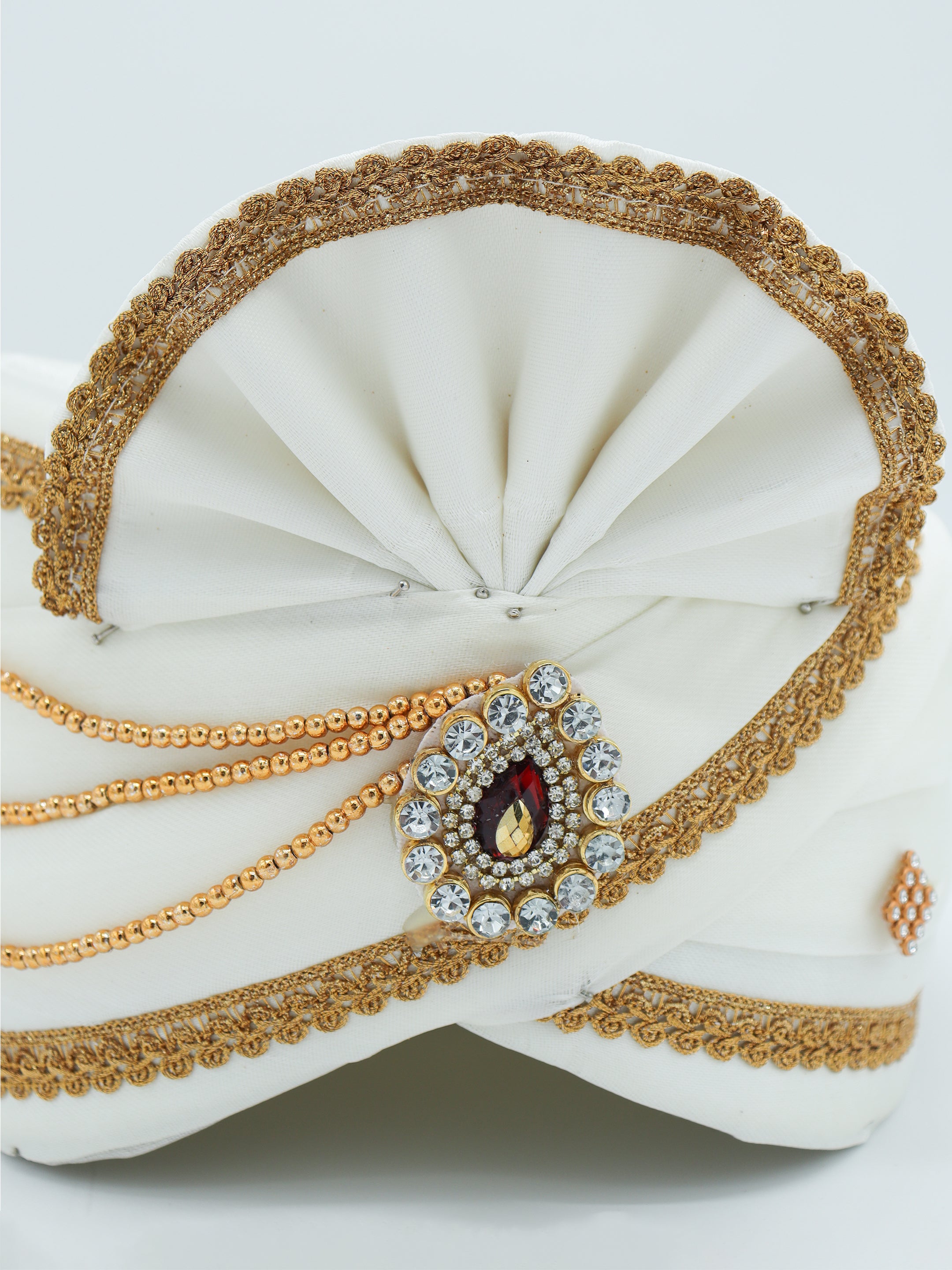 Traditional Silky Style Wedding Turban - 120