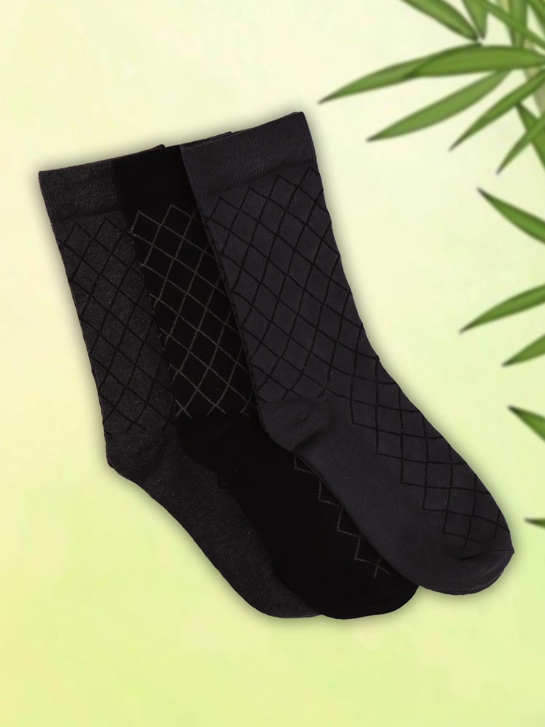 Men Assorted Formal Full Length Diamond Designed Socks FFD5