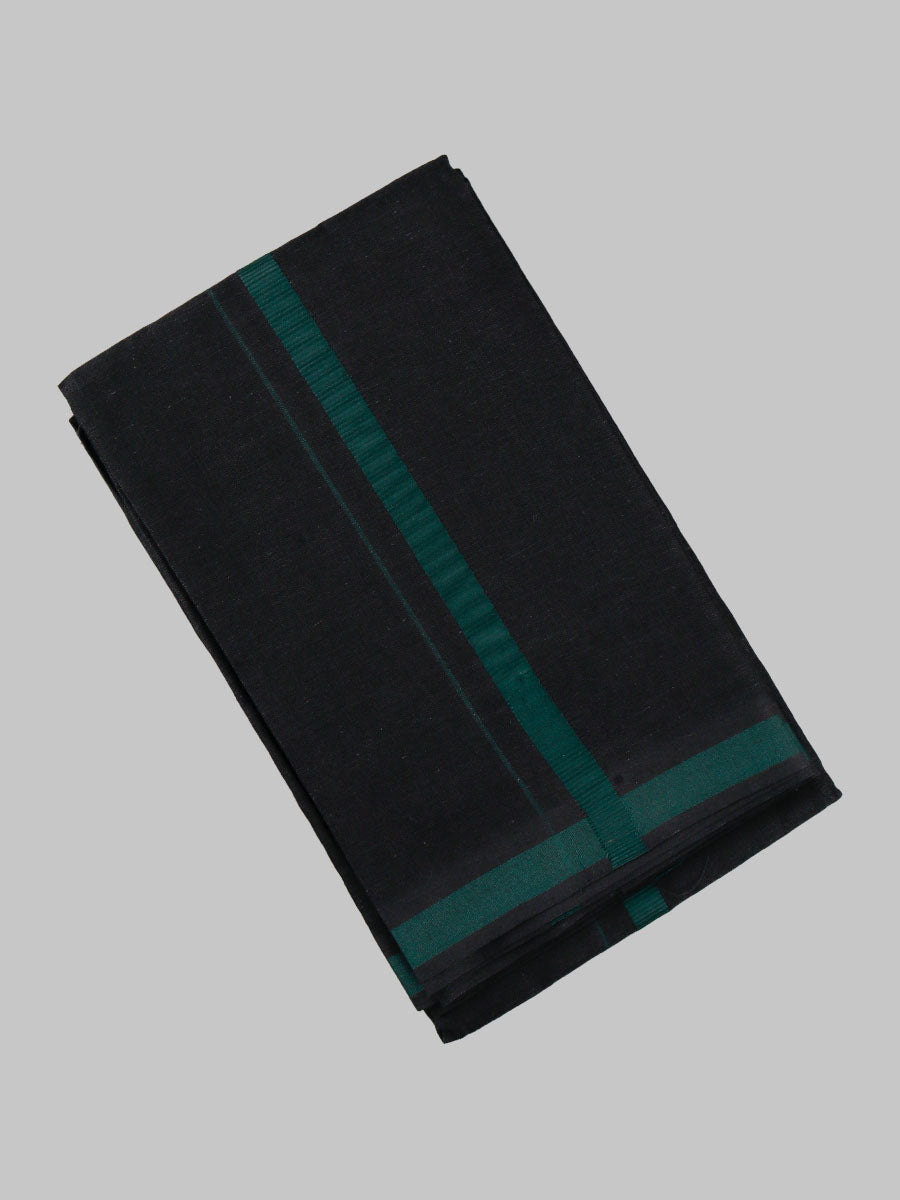 Devotional Black Towel with Big Border (Pack of 2)