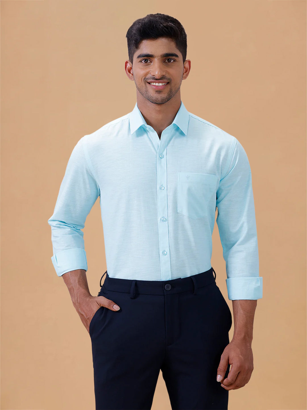 Cotton Rich LT Mint Green Regular Fit T64 ANT4