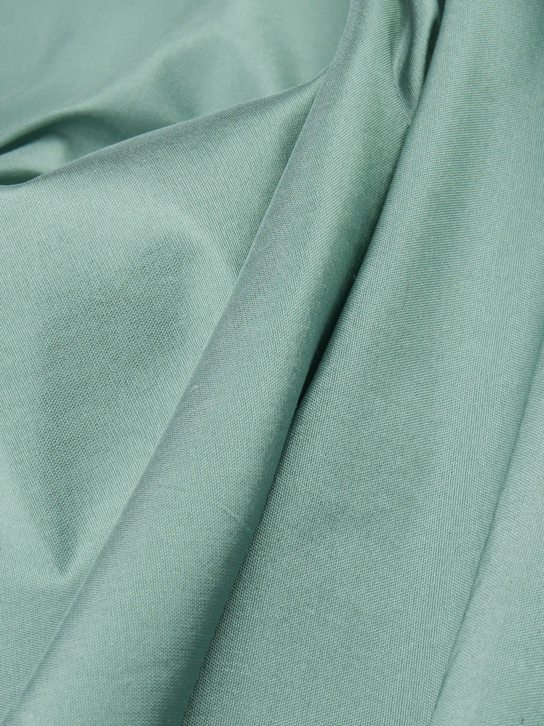 100% Silk Slubless Dupion Mens Shirting Fabric-Morning Mist Colour