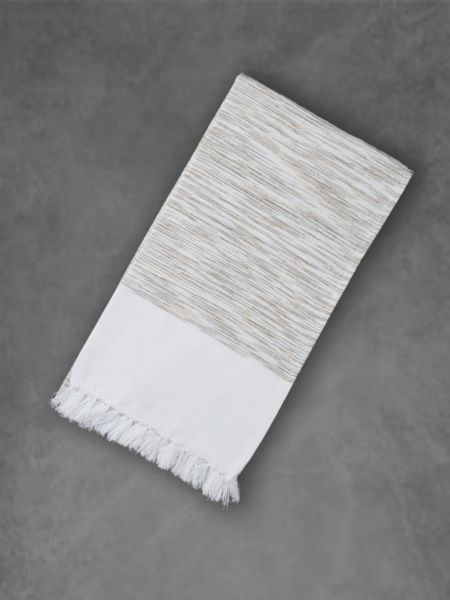 Comfort Cotton Signature Soft Feel Small Checked Bath Towel 1056-Grey