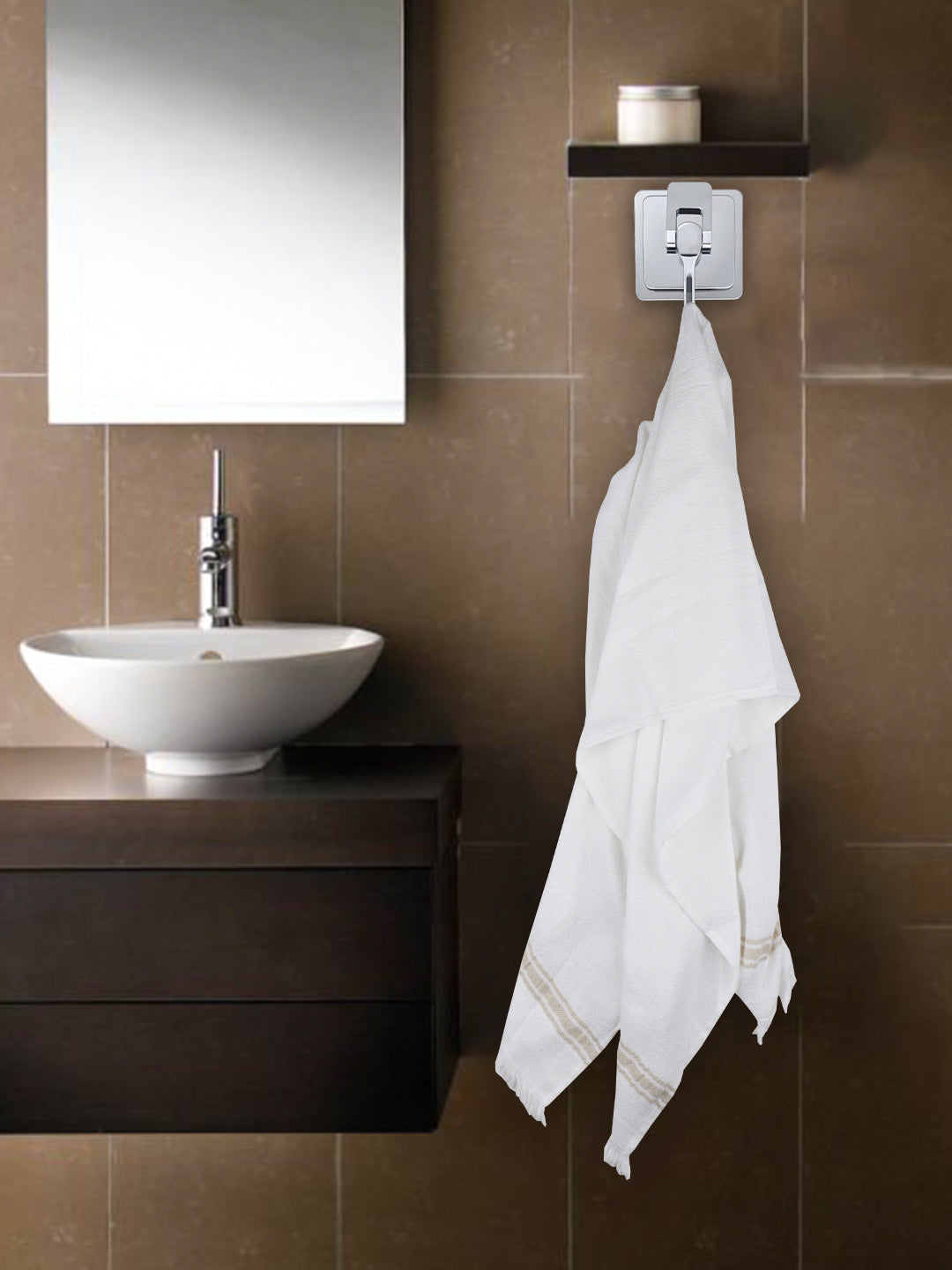 100% Cotton Terry Bath Towel White with low GSM