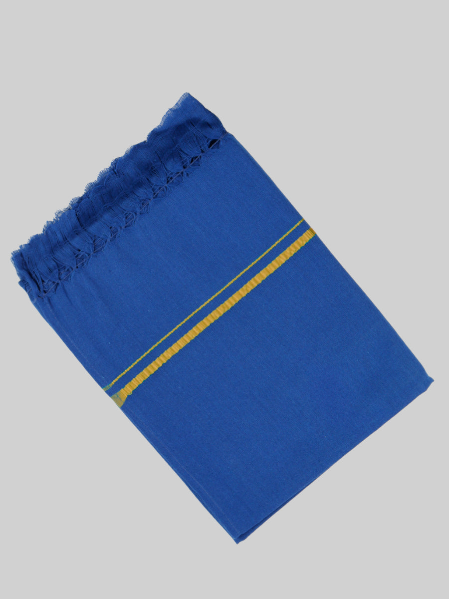 Assorted Border Devotional Towel Blue Hariharan (Pack of 2)