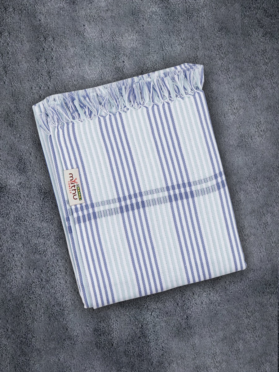 100% Cotton Striped Family Bath Towel Signature 1109 (Pack of 5)
