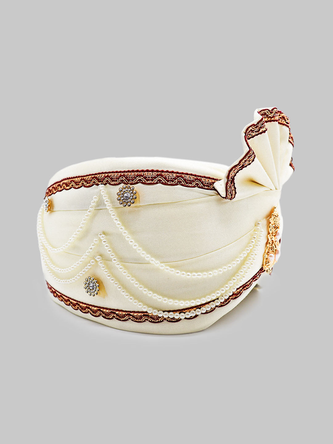 Traditional Silky Style Wedding Turban - 94