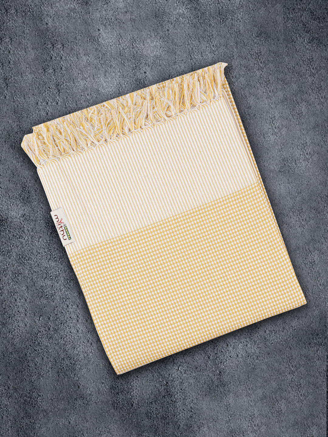 Premium Soft Feel Checked Bath Towel Family 1104 (Pack of 5)