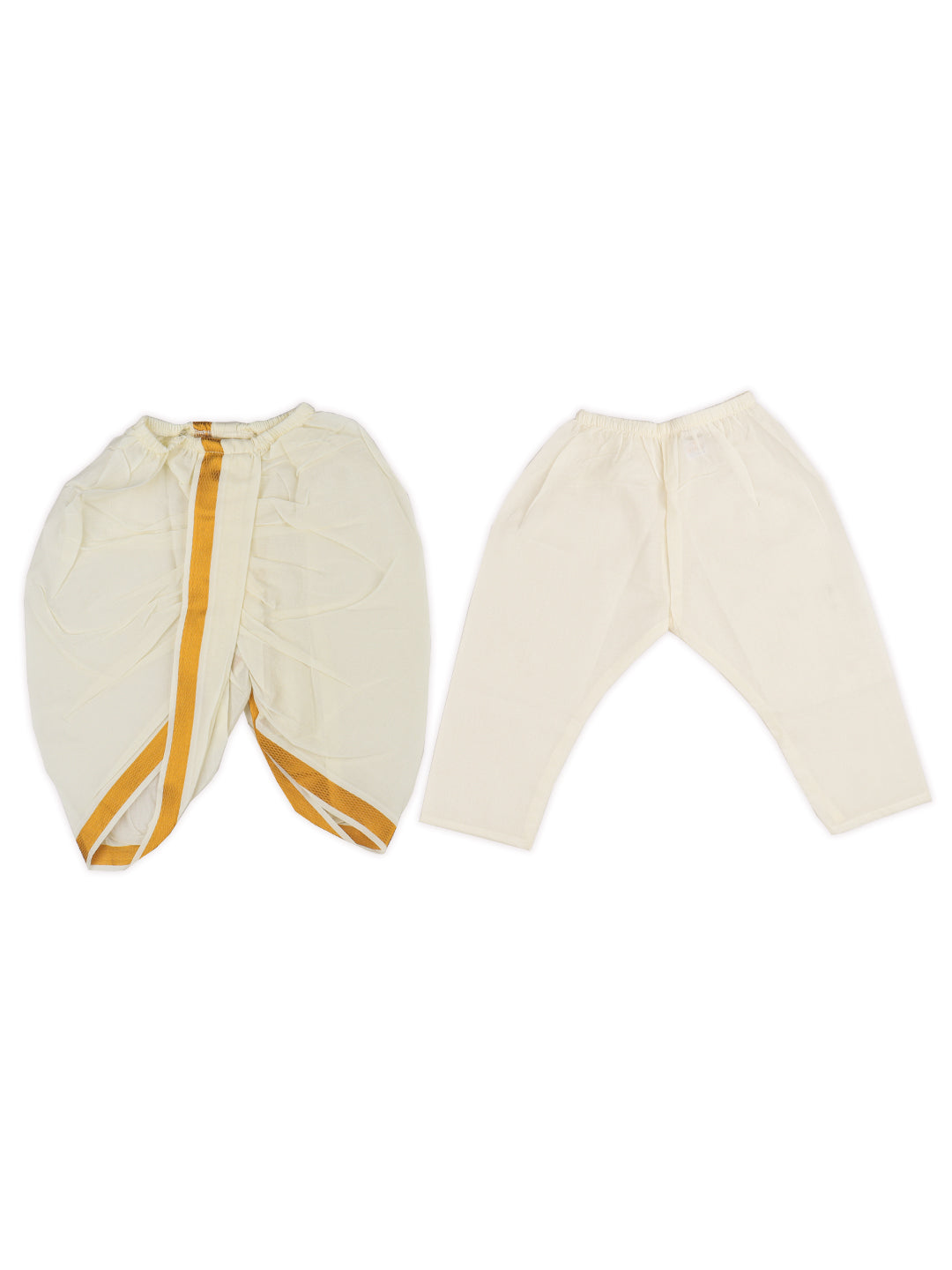 Born Baby Shirt with Pant and Panchakacham Set Yellow G18