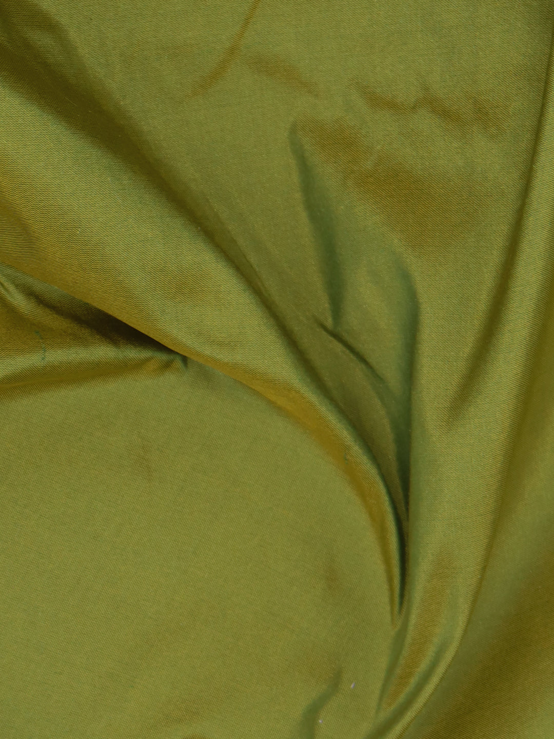 100% Pure Silk Men Shirting Fabric Olive Green
