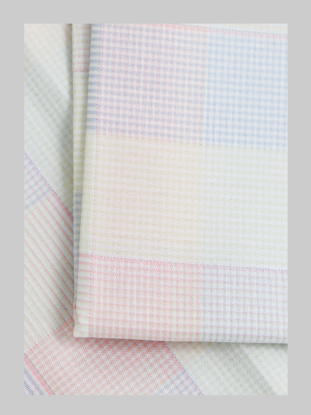 Men 100% Giza Cotton Checked Yellow with Pink Shirt Fabric Jackpot