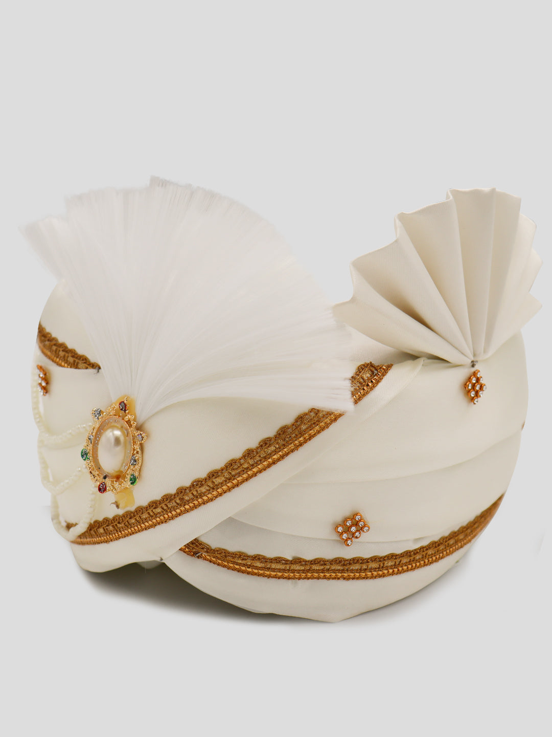 Traditional Silky Style Wedding Turban - 77