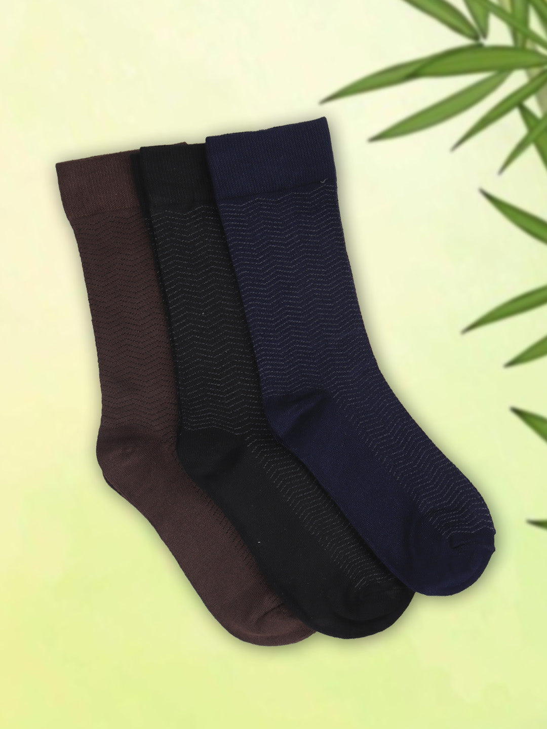 Men Assorted Formal Full Length Stripes Designed Socks FFD4