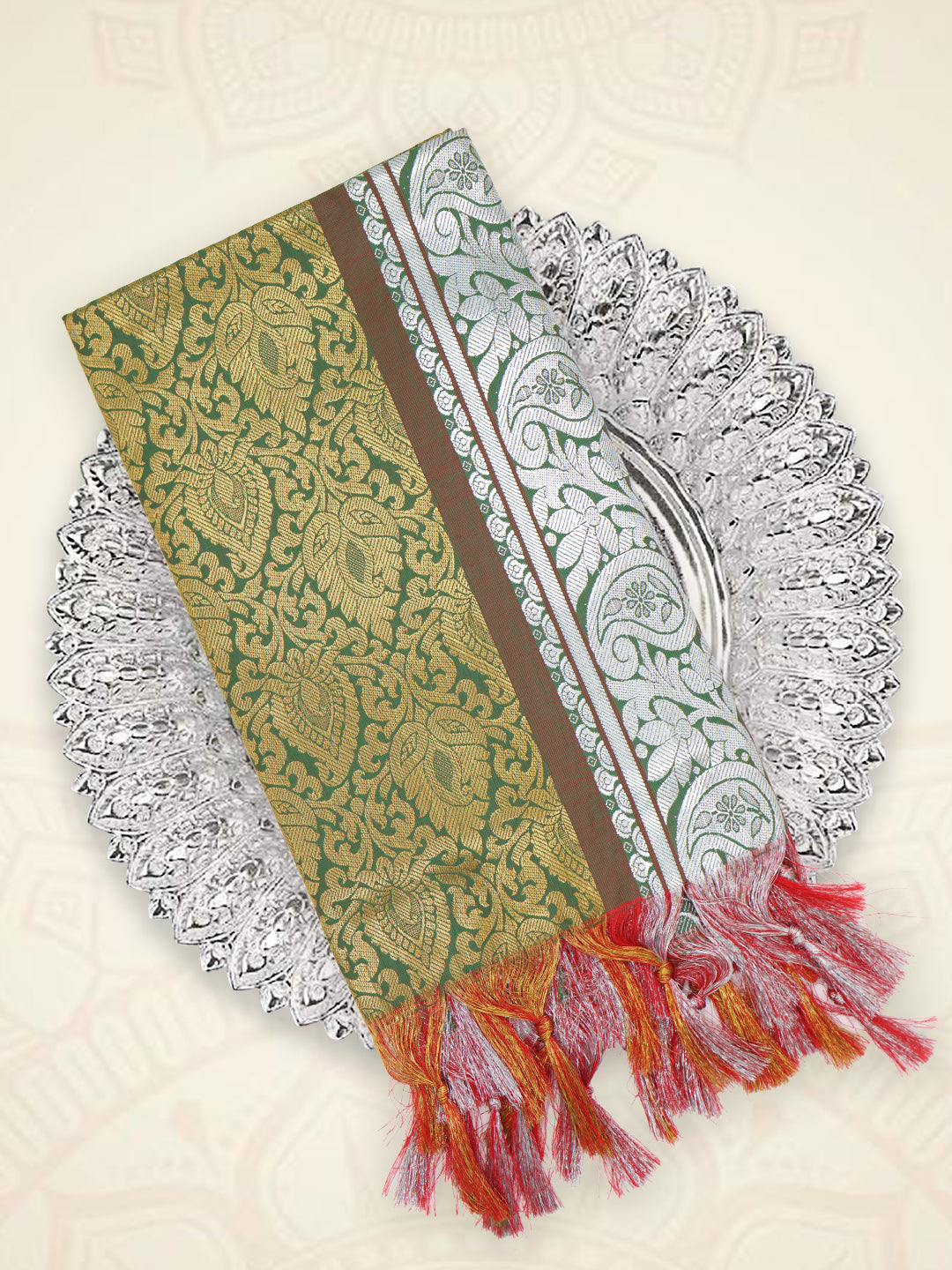 Art Silk Ponnadai Shawl Assorted Colour 513