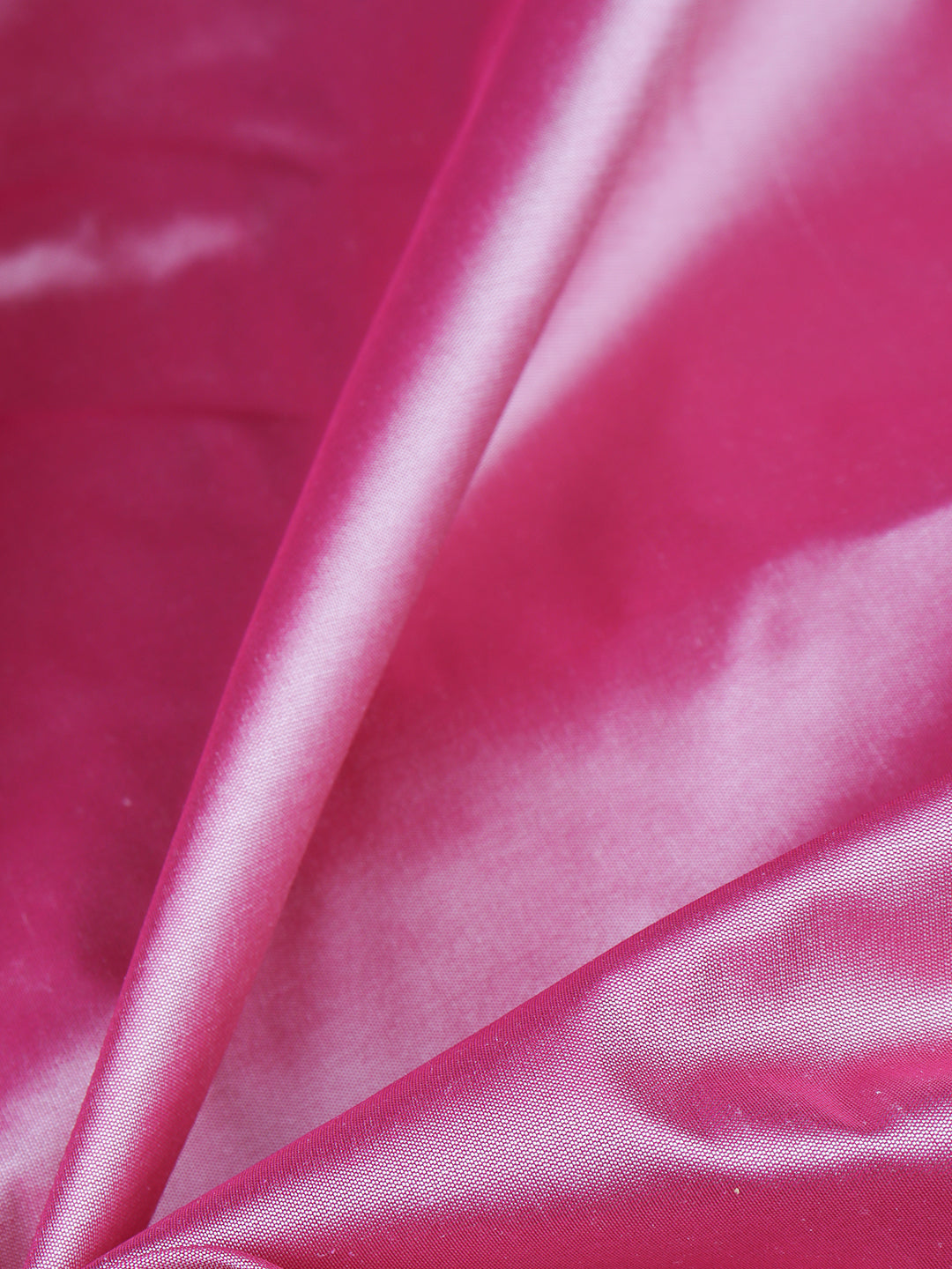 100% Silk Slubless Dupion Mens Shirting Fabric-Pink Colour