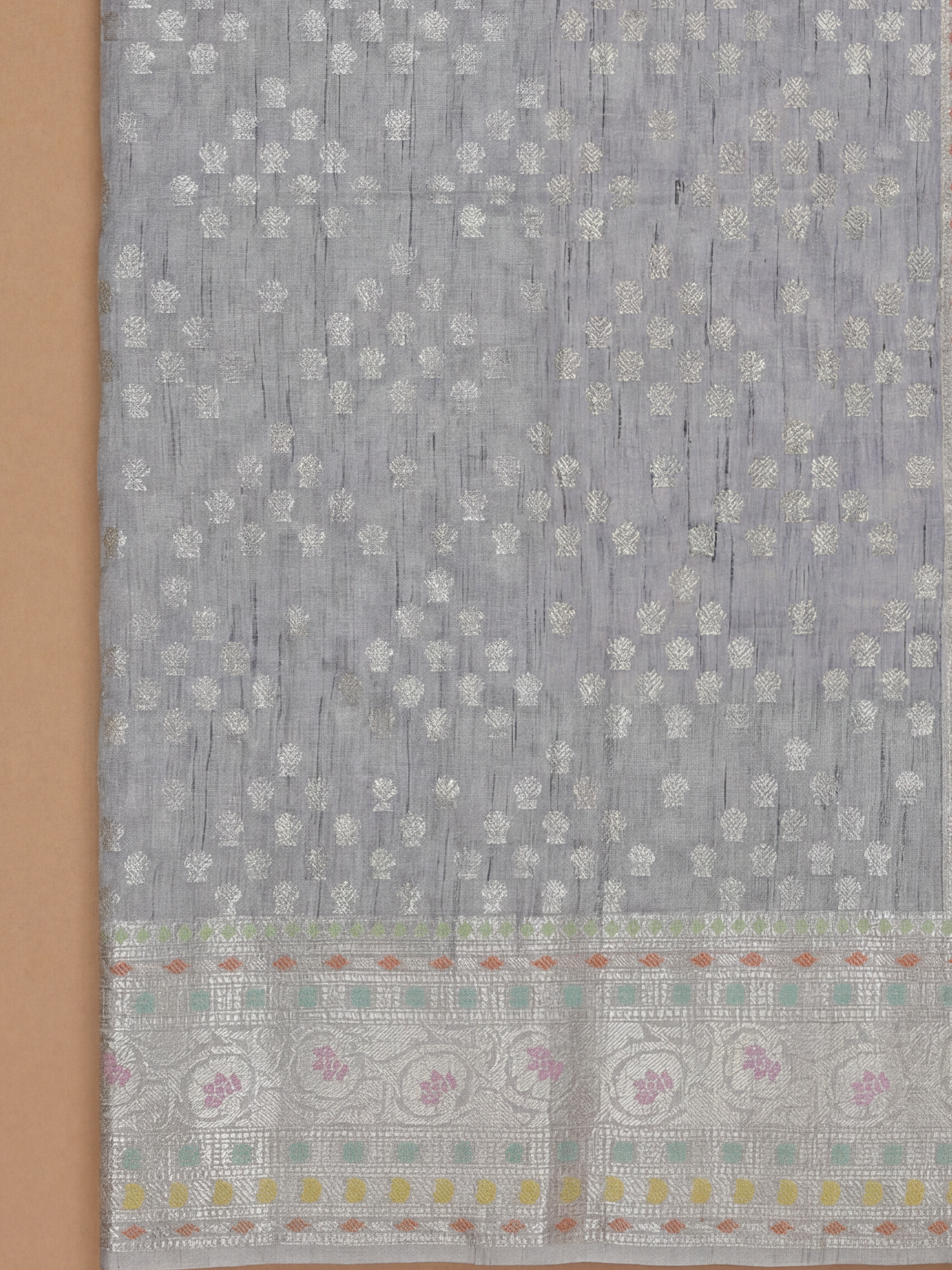 Women Tissue Grey Saree TS69