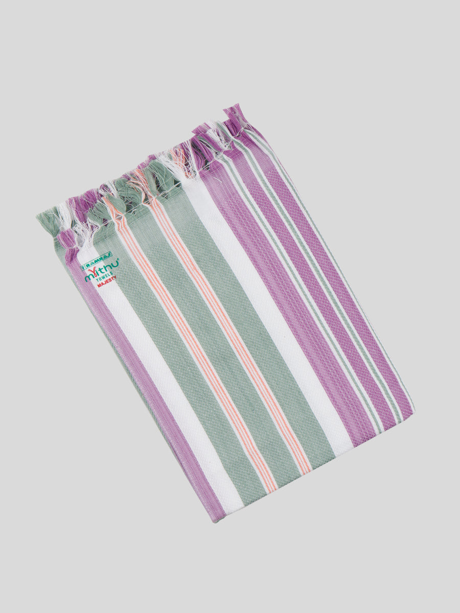 Cotton Colour Bath Towel Majesty Towel-Purple &green