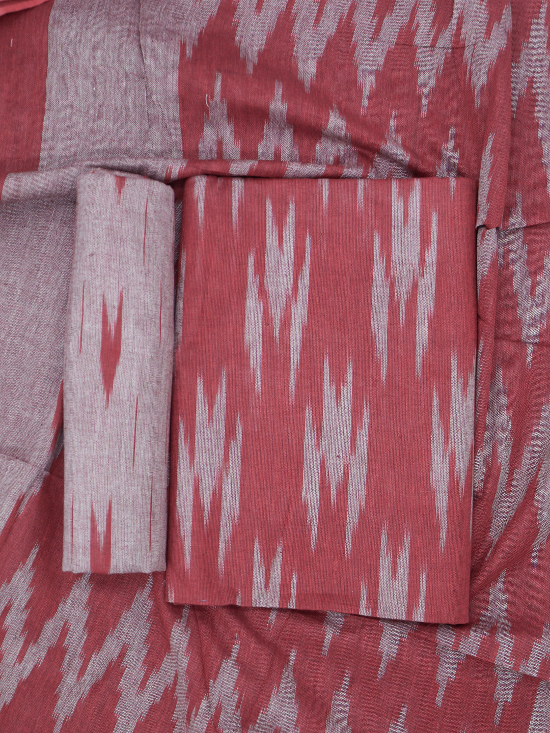 Women Pure Cotton Dress Material Maroon DM326