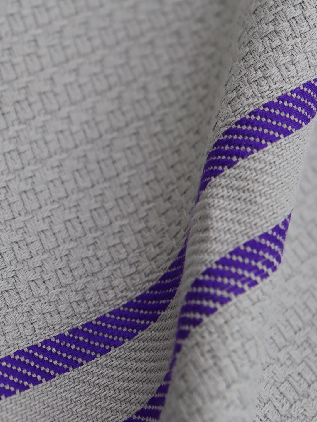 100% Cotton Self Designed Bath Towel Grey Magnus MCS06