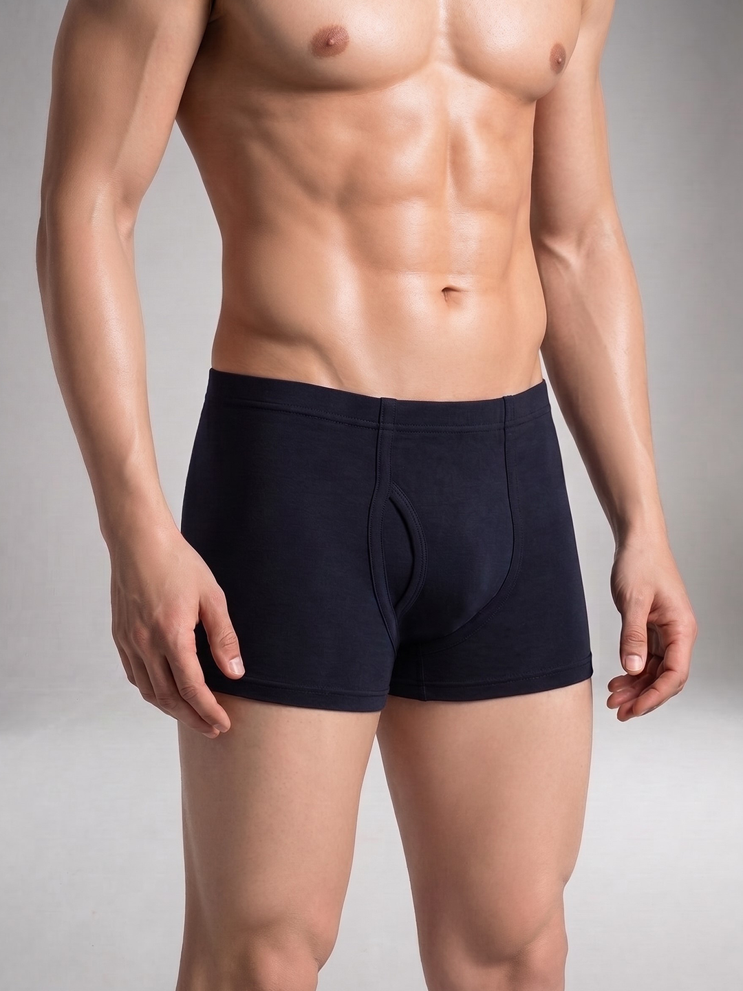 Combed Cotton Assorted Colour IE Without Pocket Trunk Vintrack (Pack of 2)
