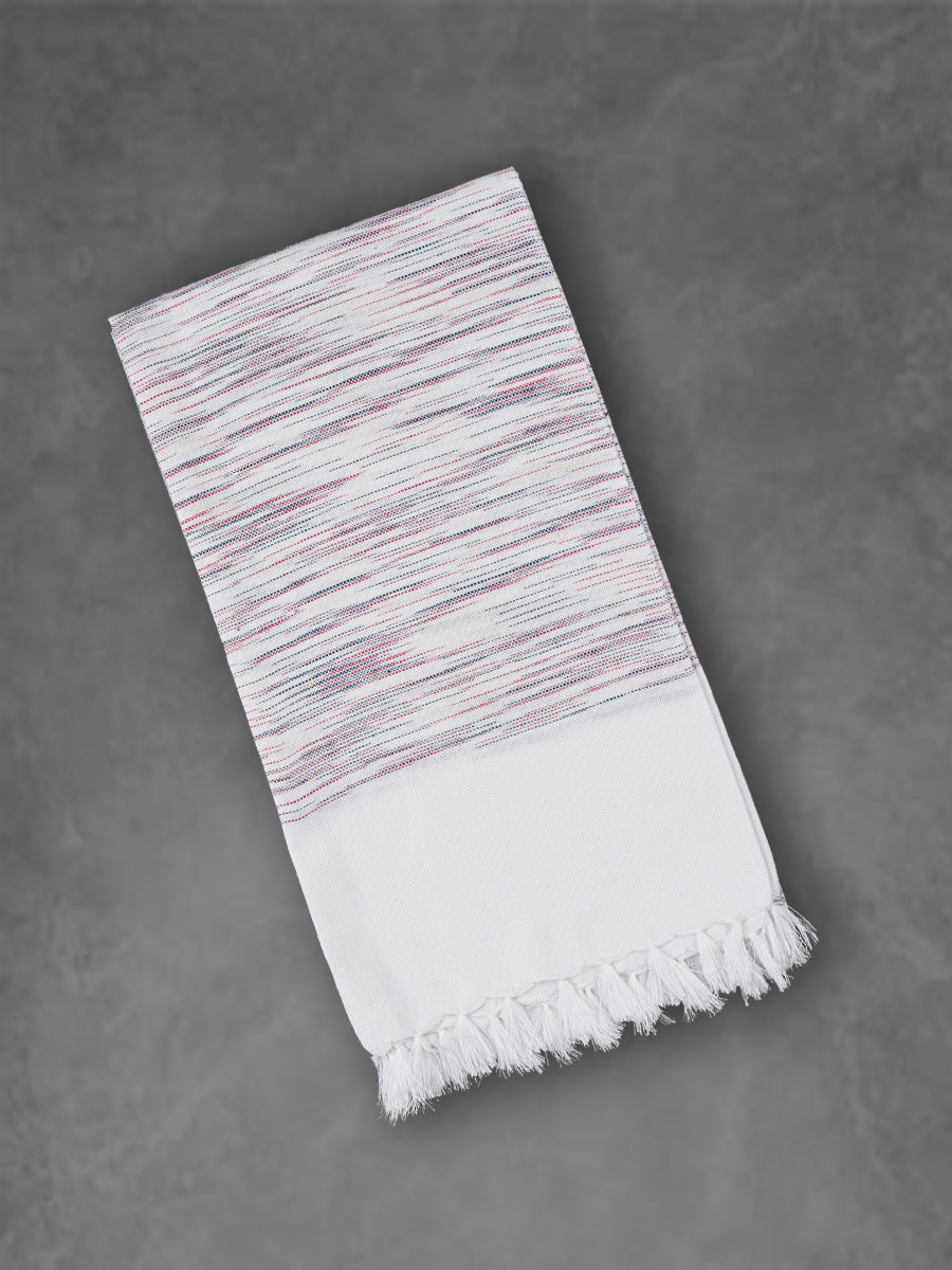 Comfort Cotton Signature Soft Feel Small Checked Bath Towel 1056-Pink