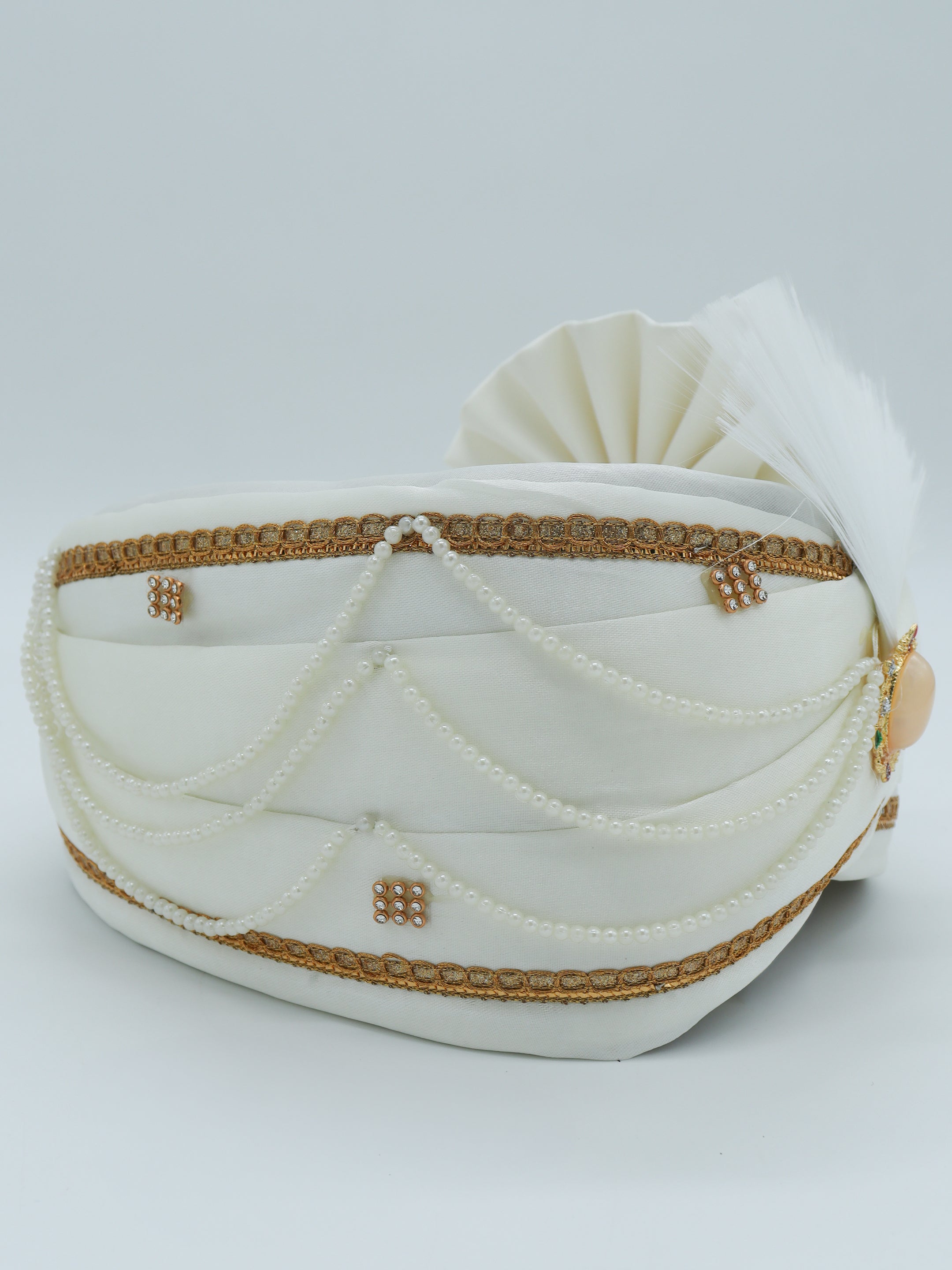 Traditional Silky Style Wedding Turban - 127