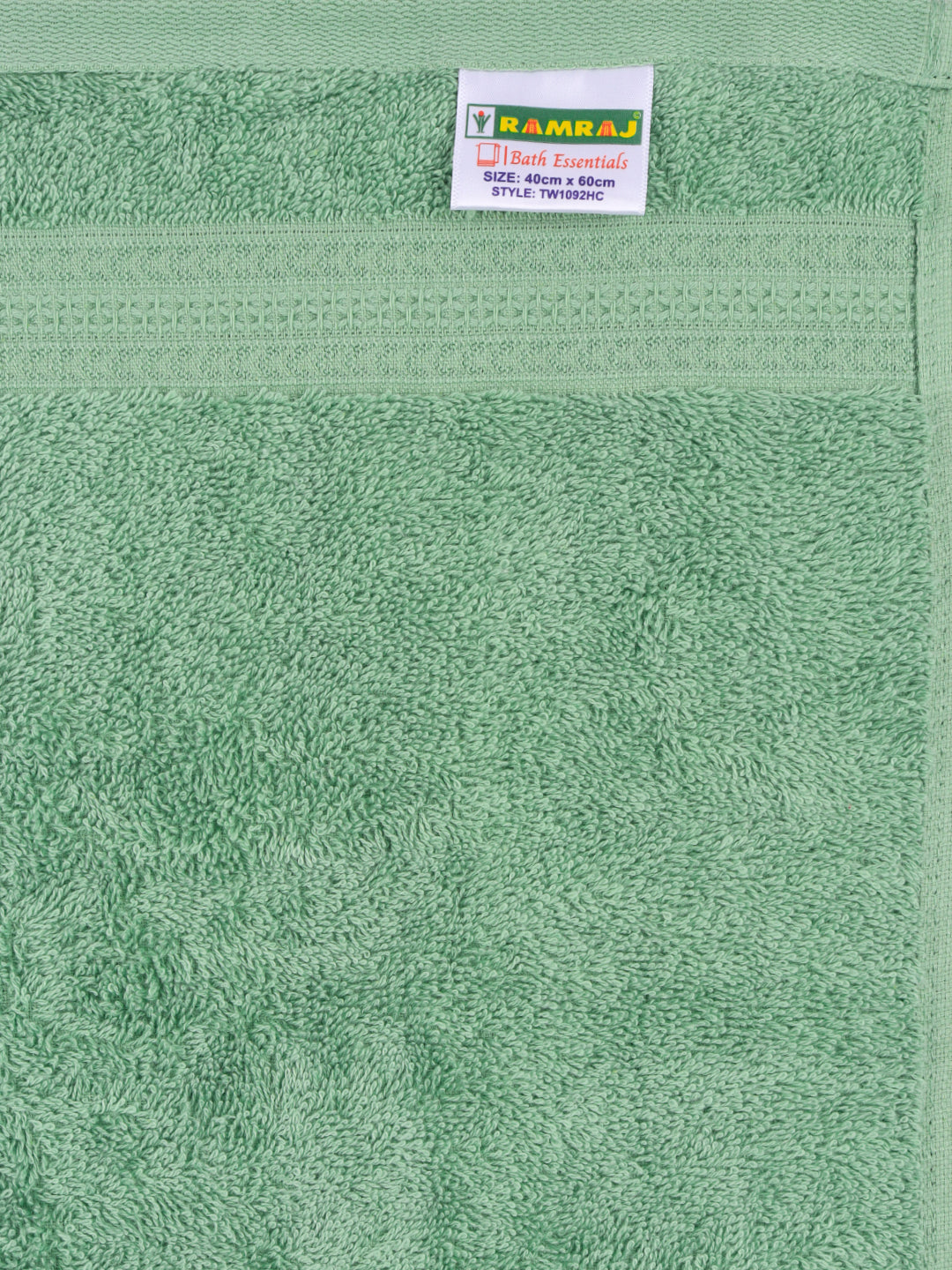 Bamboo Cotton Terry Hand Towel Green HC2 (Pack of 2)