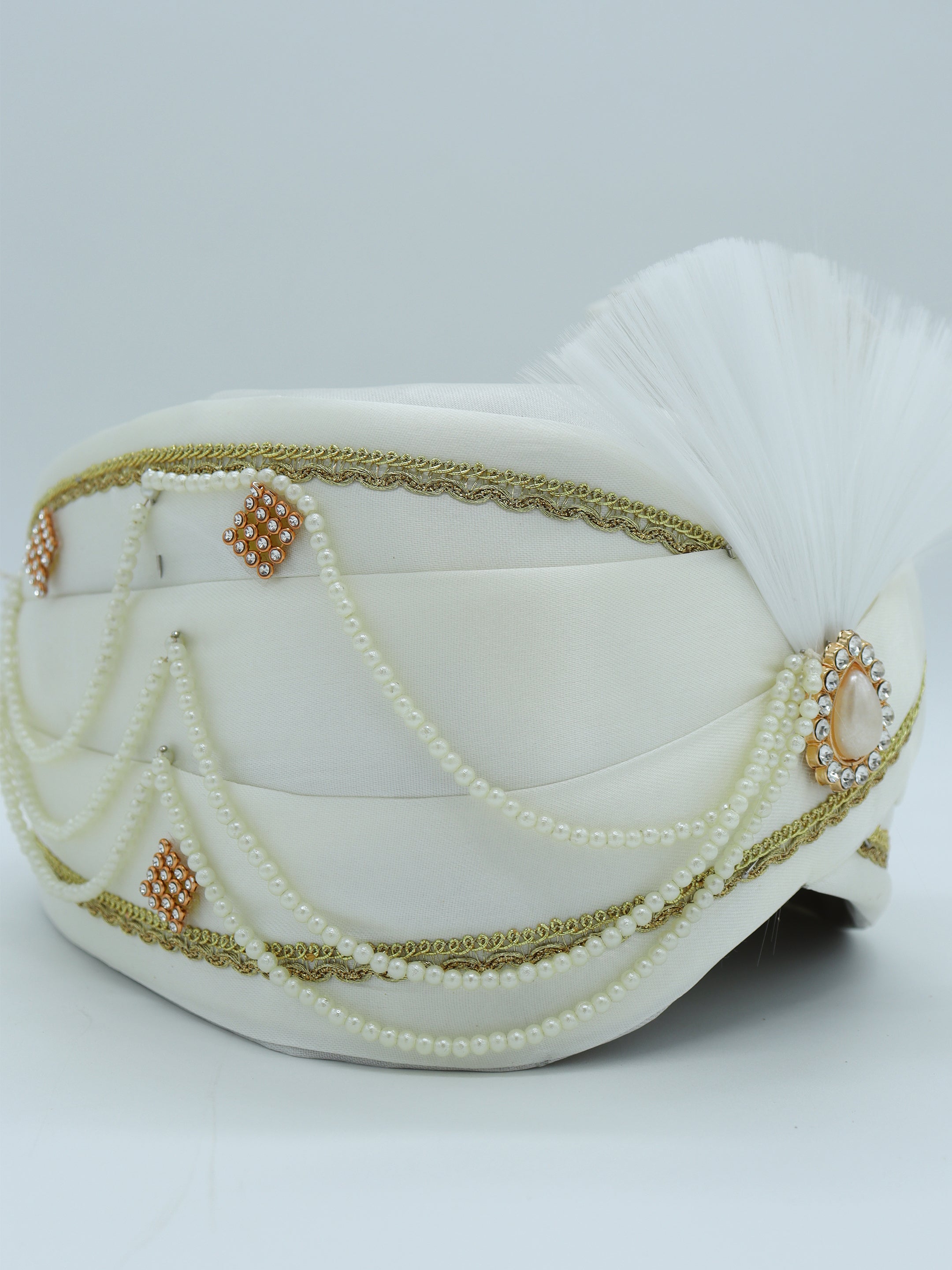Traditional Silky Style Wedding Turban - 122
