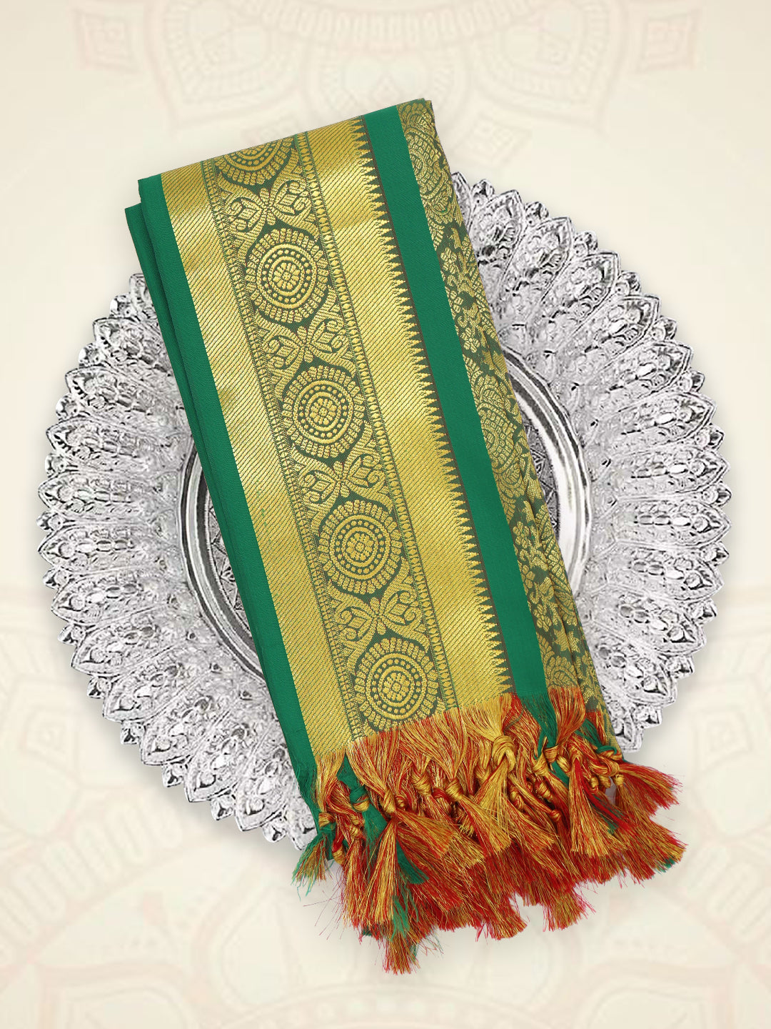 Art Silk Chakra Ponnadai Shawl Assorted Colour 517