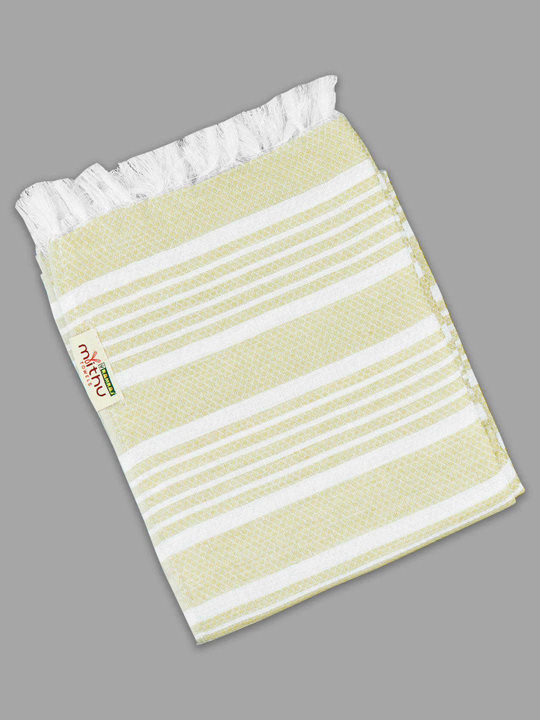 100% Cotton Striped Family Bath Towel Signature 1128 (Pack of 5)