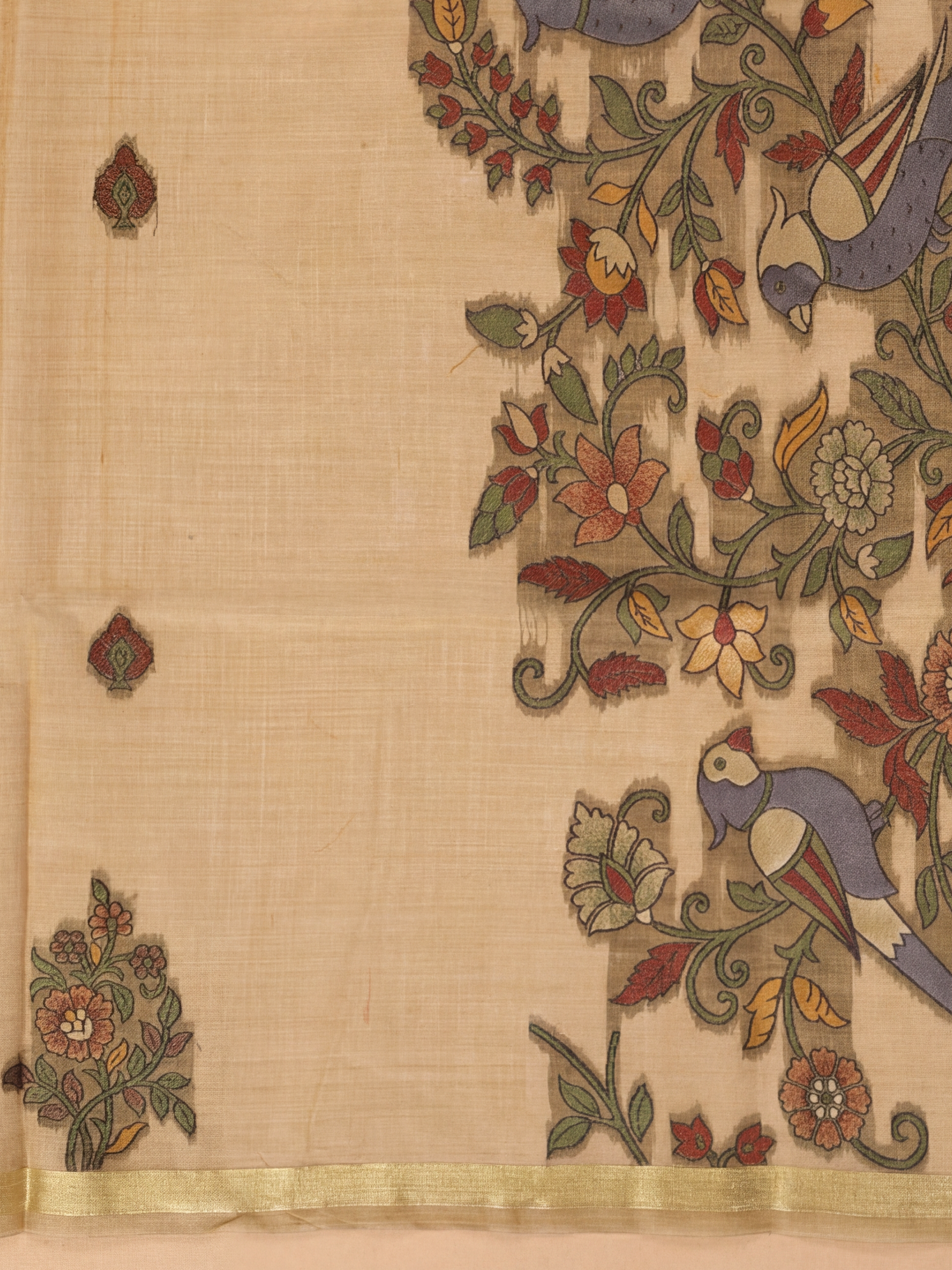 Women Pure Cotton Printed Brown Saree PCS270