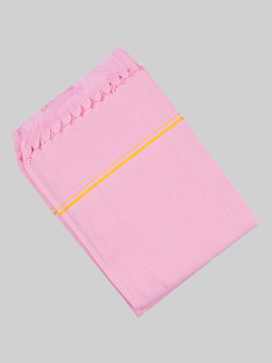 Cotton Pink Towel Hariharan (Pack of 2)-View two