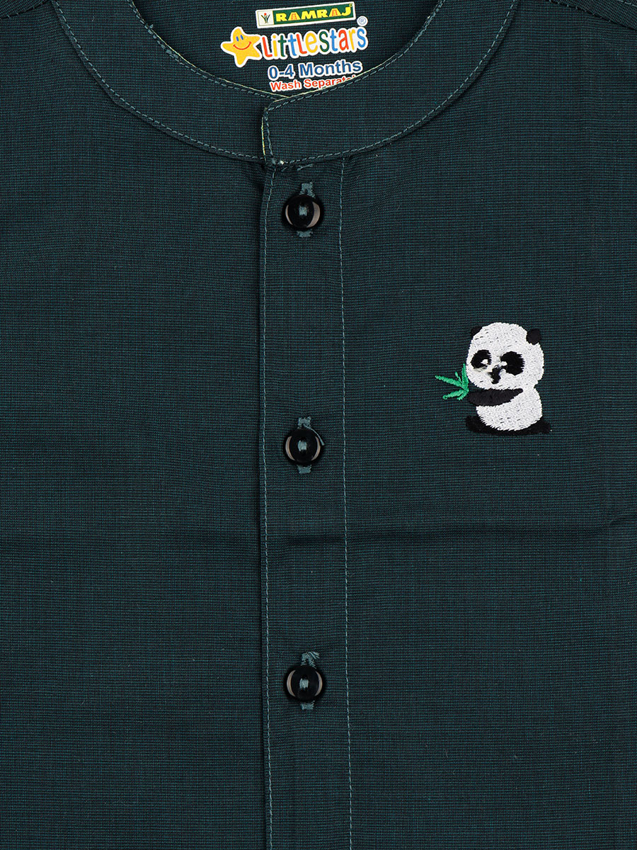 Newborn Baby Traditional Set Dark Green Half-Zoom view