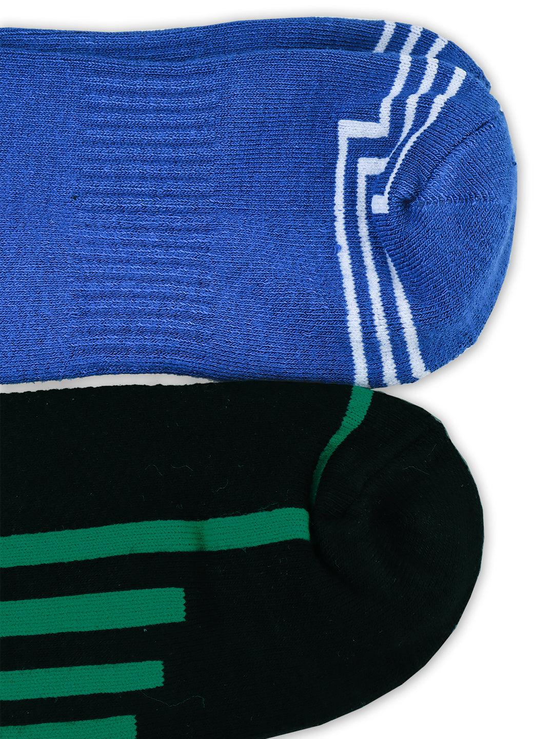 Men Bamboo Sports Ankle Length Socks Black & Blue SAD3