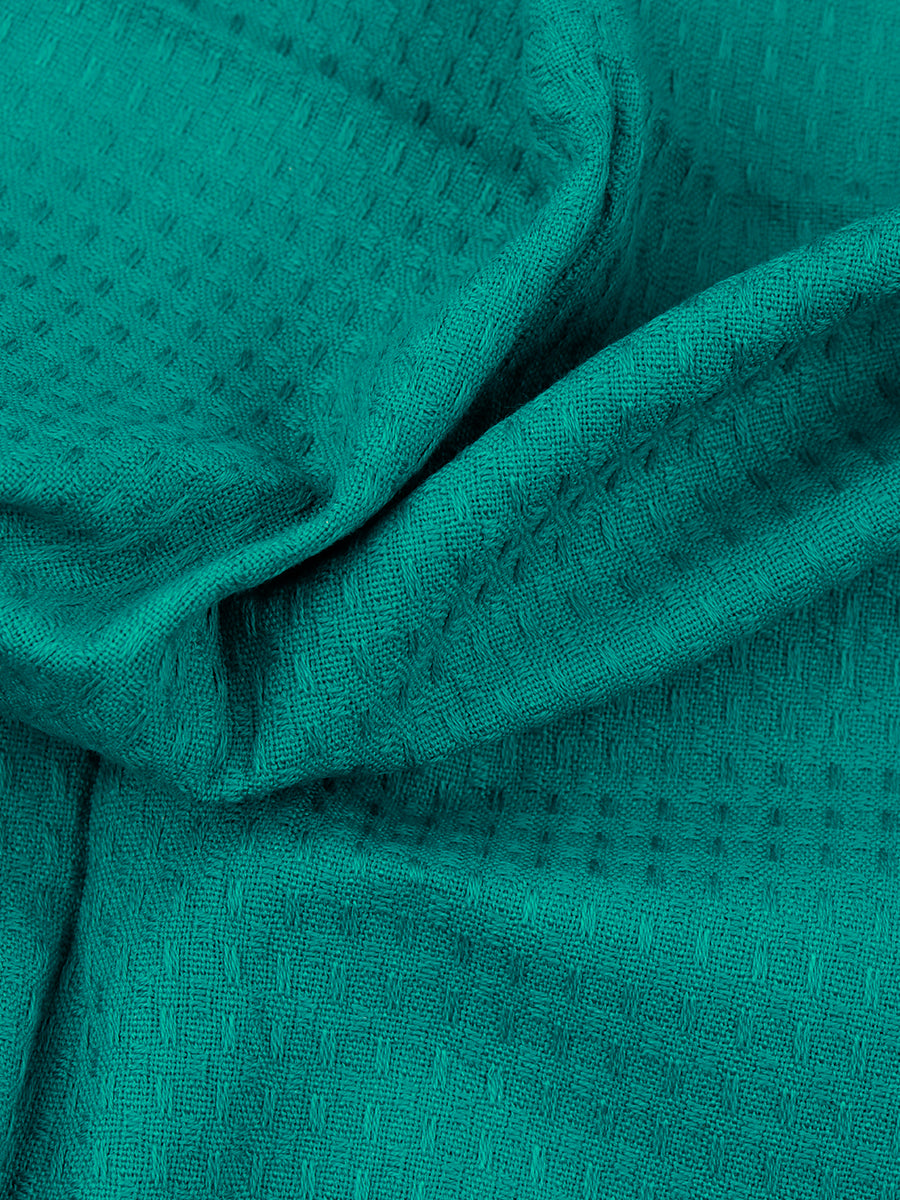 100% Cotton Plain Bath Towel Cygent Green Towel Pack of 3