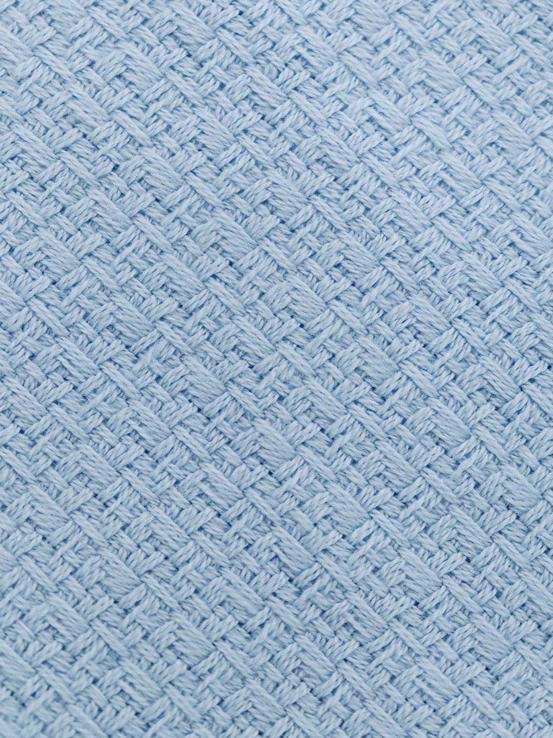 100% Cotton Self Designed Bath Towel Light Blue Magnus MCS05